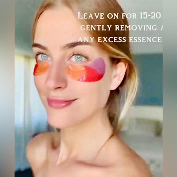 🤩🌈✨ Starry Rainbow Glitter Eye Mask! 🦄⭐️ Moisturizing, Caffeine, Natural - Picture 5 of 12